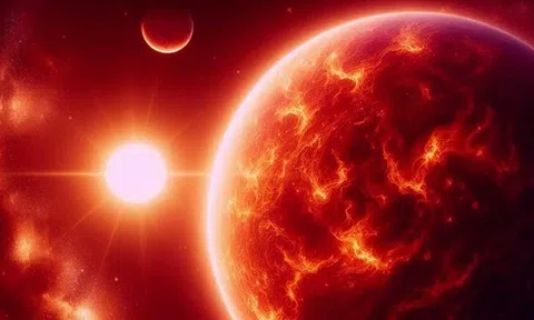 Lộ diện siêu Trái Đất màu đỏ rực giống trong phim "Star Wars"