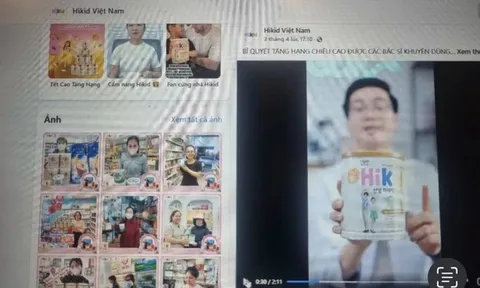 Quảng cáo "Hikid 100g bằng 20 lít sữa", doanh nghiệp thừa nhận chưa có cơ sở khoa học