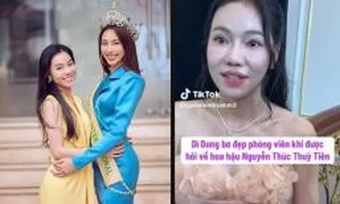 Phản ứng gây xôn xao của 'bà trùm Hoa hậu' Phạm Kim Dung khi được nhắc đến Thuỳ Tiên